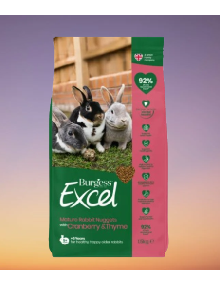 Excel Rabbit Mature kg 1,5. Mangime per Roditori.