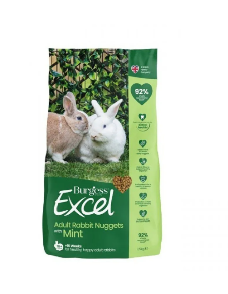 Excel Rabbit Adult kg 1,5 menta . Mangime per Roditori.