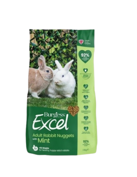 Excel Rabbit Adult kg 1,5 menta . Mangime per Roditori.
