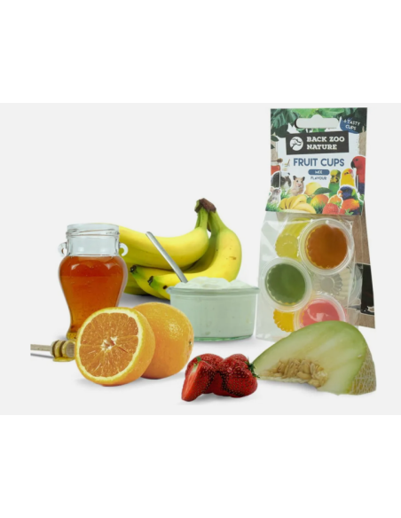 Fruit Cups Mixture 6 pezzi. Mangime per Uccelli .