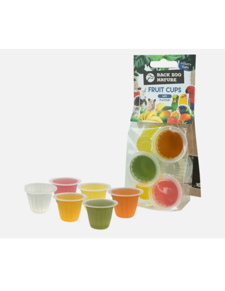 Fruit Cups Mixture 6 pezzi. Mangime per Uccelli .