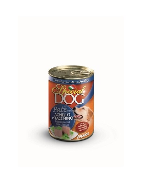 SPECIAL DOG PATE' AGNELLO/TACCHINO GR.400 PROMO...