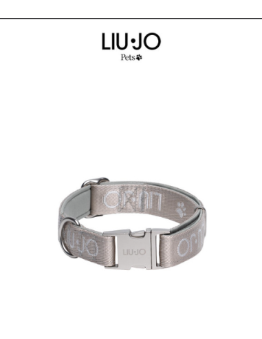 Liu Jo Collare Jacquard Grigio /Caramello misura xsmall. Collari e Guinzagli per cani .