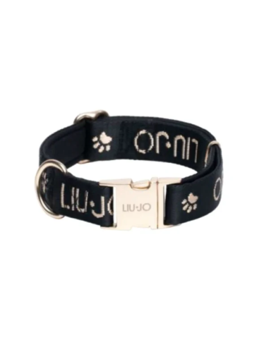 Liu Jo Collare Jacquard Nero Misura xsmall . Collari e Guinzagli per cani.