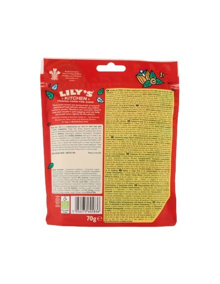 Lily's Kitchen Snack Dog Plant Power mango Jerky  Mango  gr.70.Snack per cani.