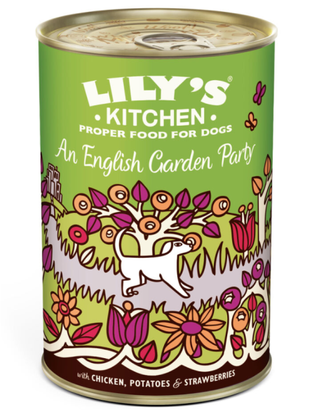 Lily's Kitchen Adult An English Garden Party gr.400.Cibo Umido Per Cani .