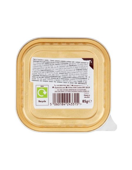 Lily's Kitchen Adult Tacchino e Anatra gr.85 vaschetta. Cibo Umido per gatti.