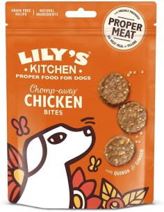 Lily's Kitchen Snack Dog chomp away chicken bites Pollo  gr.70.Snack per cani. 2