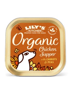 Lily's Kitchen Adult Organic Pollo Supper gr.150.Cibo umido per cani.