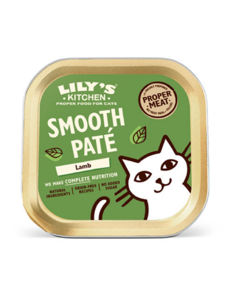 Lily's Kitchen Adult Patè Agnello gr.85 vaschetta. Cibo Umido Per Gatti.