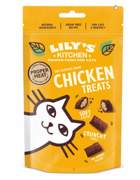 Lily's Kitchen Snack cat Pillow Pollo gr.60. Snack Per Gatti .