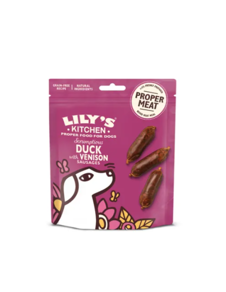 Lily's Kitchen Snack Dog Scrumpitious Anatra e Cervo gr.70.Snack per Cani