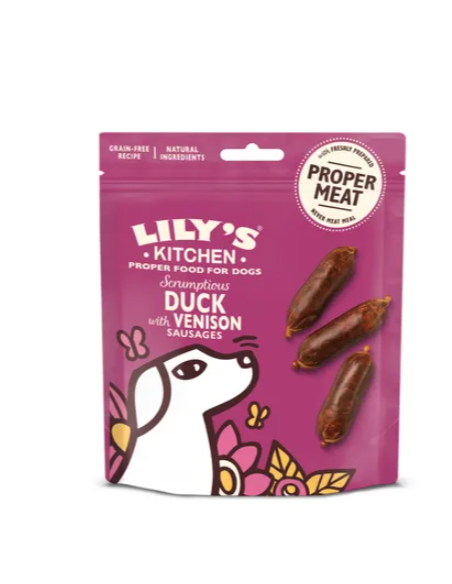 Lily's Kitchen Snack Dog Scrumpitious Anatra e Cervo gr.70.Snack per Cani