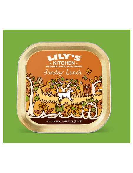 Lily's Kitchen Adult Sunday Lunch Pollo gr.150.Cibo Umido per cani .