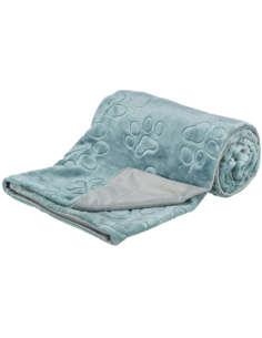 Coperta Barry 150x100 cm Grigio /blu. Cucce e letti per cani. 2