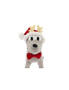 Cappello e Fiocco xmas 36x22 cm . Abbigliamento per cani 2