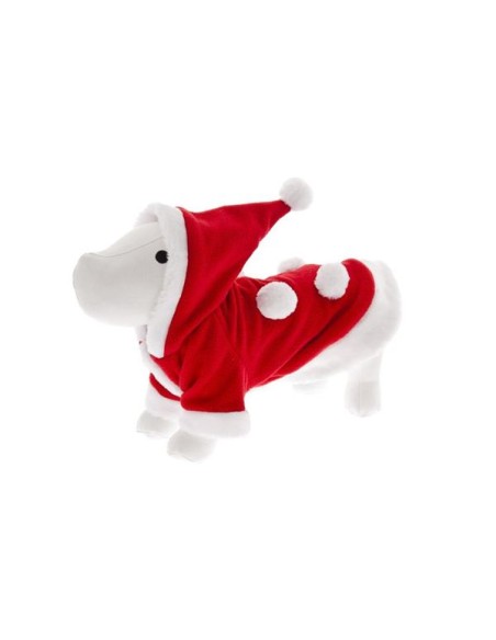 Cappottino Babbo Natale 25 cm . Abbigliamento per cani .