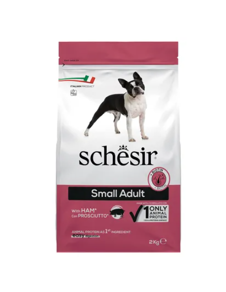 Schesir Small Adult Prosciutto kg 2. Crocchette per cani