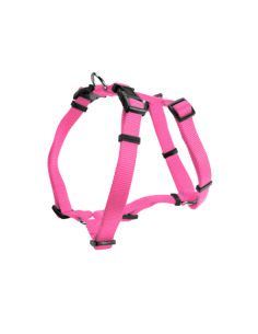 Pettorina Nylon Harness misura small Rosa Fluo. Collari e Guinzagli per cani. 2