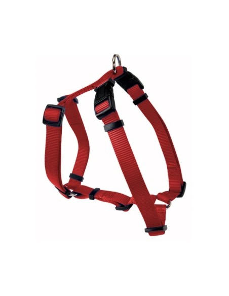 Pettorina Nylon Harness n 3 18 mm Rossa. Collari e Guinzagli per cani.