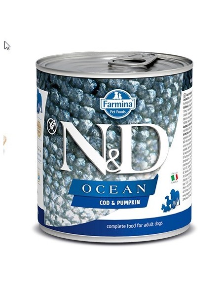 promo 1+1 NATURAL & DELICIOUS OCEAN MERLUZZO E CALAMARO GR.285