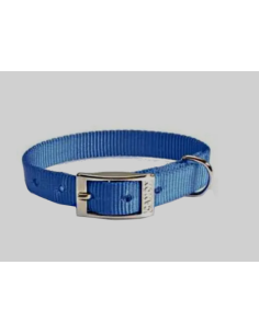 Collare Nylon 15x400 mm blu . Collari e Guinzagli per cani 2
