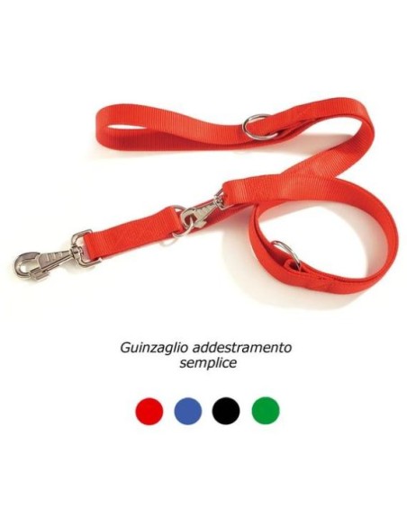 Guinzaglio Addestramento mm 25x2000 vari colori (verde ). Guinzagli e collari per cani