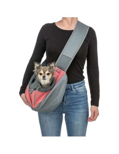 Borsa Frontale Sling 50x25x18 cm Rosa. Trasporto per cani .