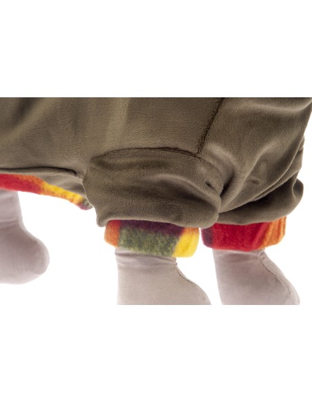 Cappotto Pila Pile Double Face 40 cm Verde . Abbigliamento.