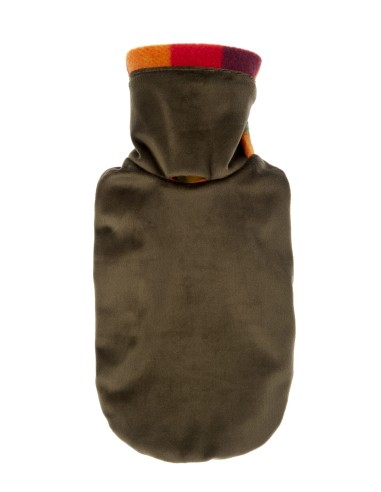 Cappotto Pila Pile Double Face 30 cm Verde . Abbigliamento.