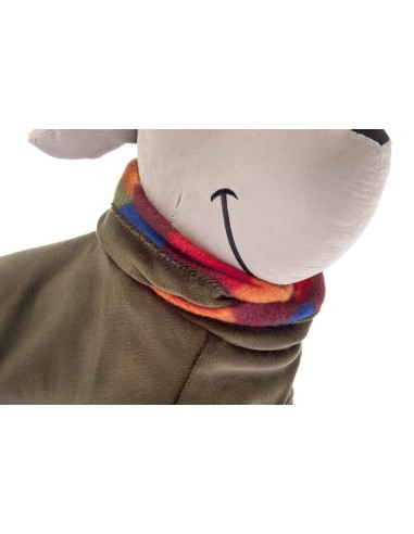 Cappotto Pila Pile Double Face 25 cm Verde . Abbigliamento.