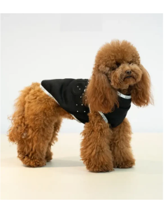 Liu Jo Felpa Logo Brillantini  misura xsmall Nero. Abbigliamento per cani