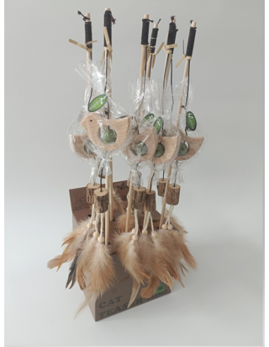 Canna Da pesca Uccellino Erba Gatta . Giochi per gatti