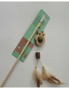 Canna Da pesca Gufo Erba Gatta . Giochi per gatti . 2