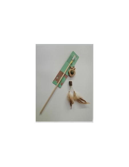 Canna Da pesca Gufo Erba Gatta . Giochi per gatti .