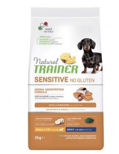 NATURAL TRAINER SENSITIVE MINI SALMONE NO GLUTEN KG.2
