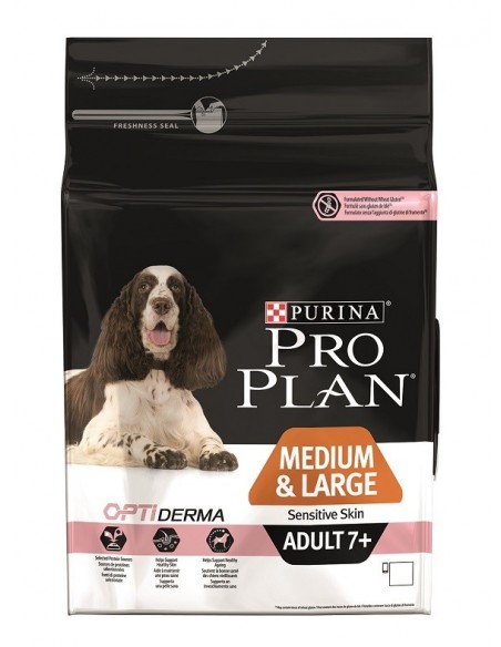 PRO PLAN MEDIUM E LARGE 7+ OPTIDERMA KG.14