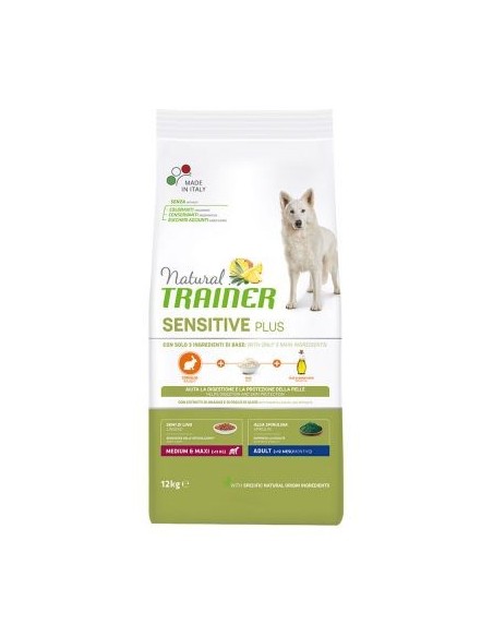 NATURAL TRAINER SENSITIVE PLUS M/M CONIGLIO KG.3