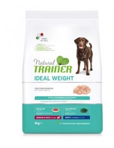 NATURAL TRAINER IDEAL WEIGHT M/M CARNI BIANCHE KG.3 promo