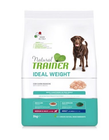 NATURAL TRAINER IDEAL WEIGHT M/M CARNI BIANCHE KG.3 promo