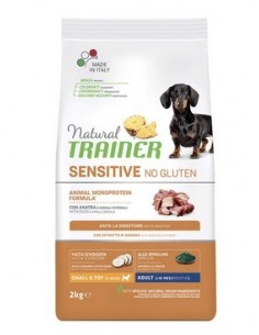 NATURAL TRAINER SENSITIVE MINI ANATRA NO GLUTEN KG.2 FLASH 13,99
