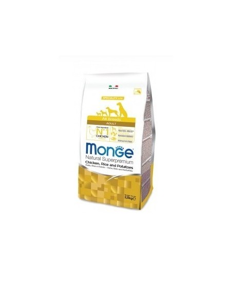 MONGE POLLO/RISO PATATE ALL BREEDS KG.12...