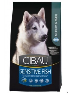 CIBAU SENSITIVE FISH MEDIUM/MAXI KG.12