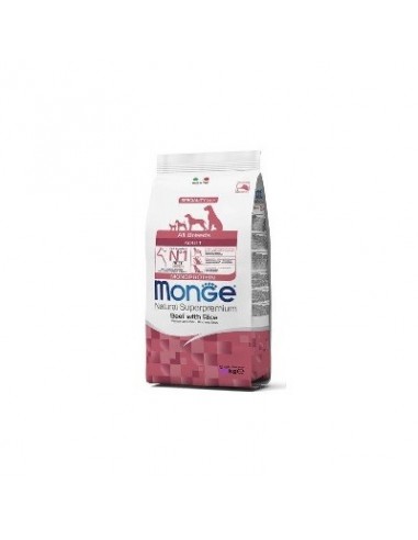 MONGE ADULT MANZO E  RISO MONOPROTEICO KG.12