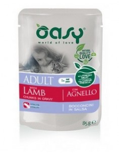 OASY WET CAT bocconcini AGNELLO BUSTA GR.85