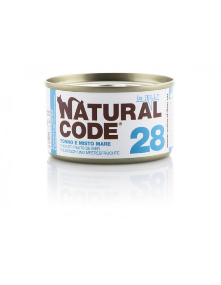 NATURAL CODE 28 TONNO E MISTO MARE IN JELLY GR.85..