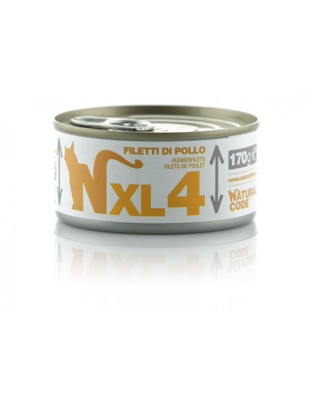 NATURAL CODE XL 4 FILETTI DI POLLO GR.170...