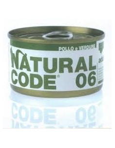 NATURAL CODE 06  POLLO E VERDURE GR.85