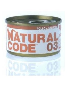 NATURAL CODE 03 POLLO E SALMONE GR.85