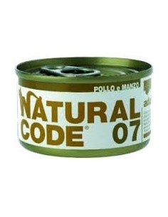 NATURAL CODE 07  POLLO E MANZO GR.85